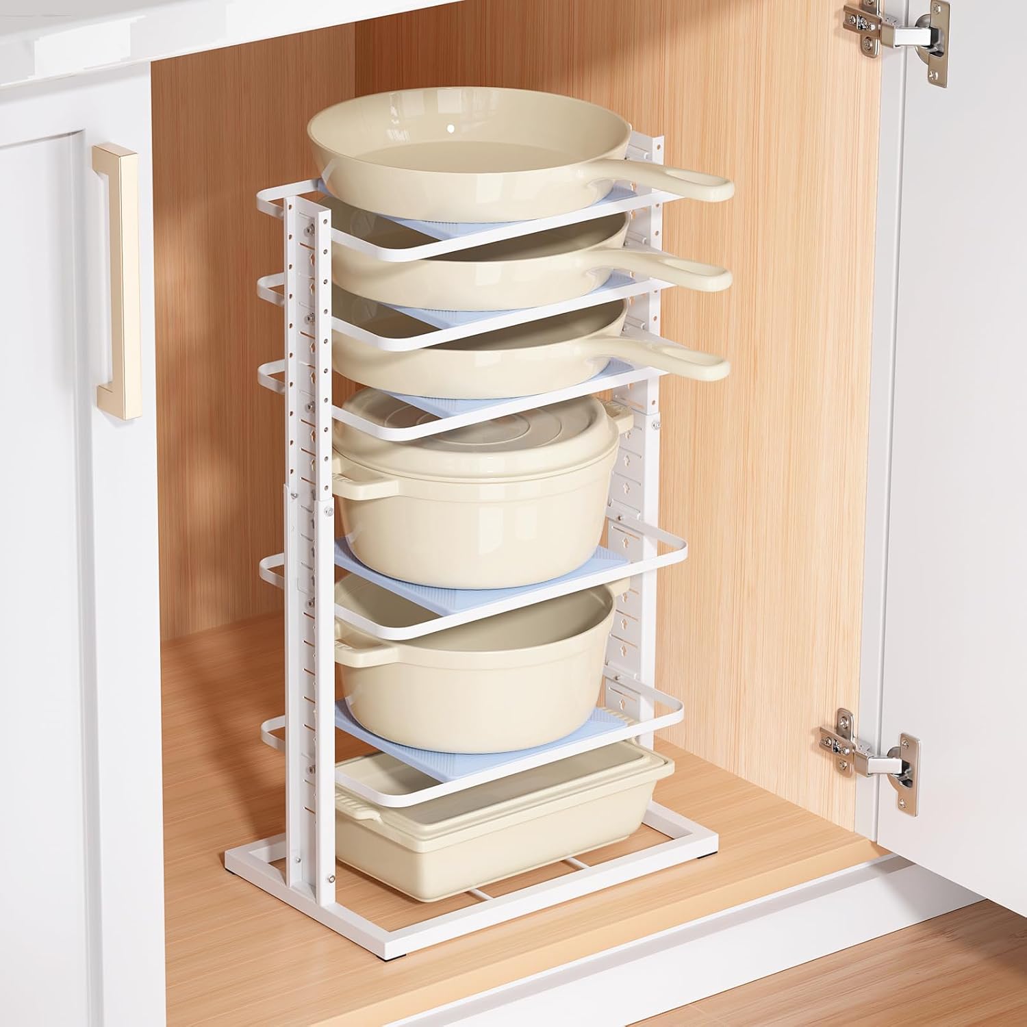 Slatted Pot Rack Storage