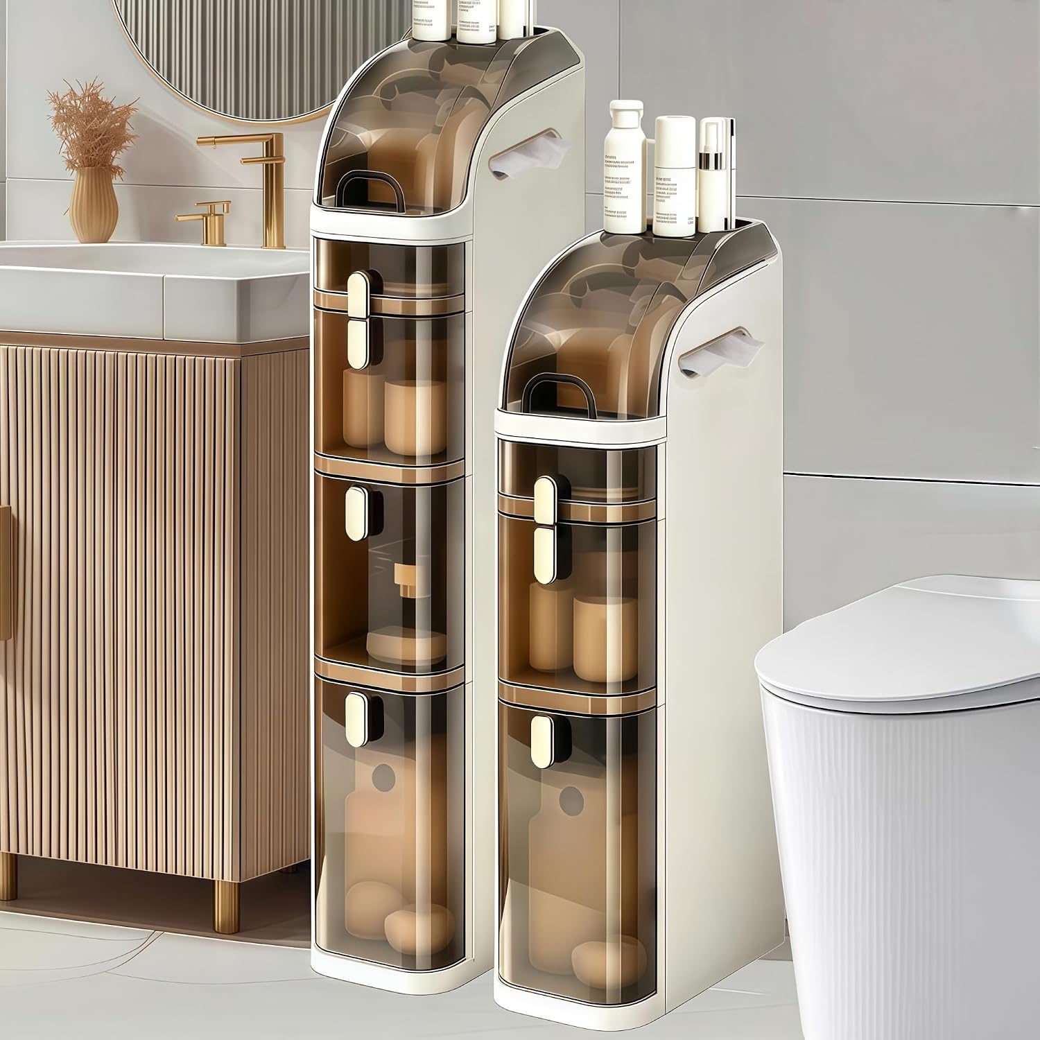 Waterproof Resin Bathroom Chests
