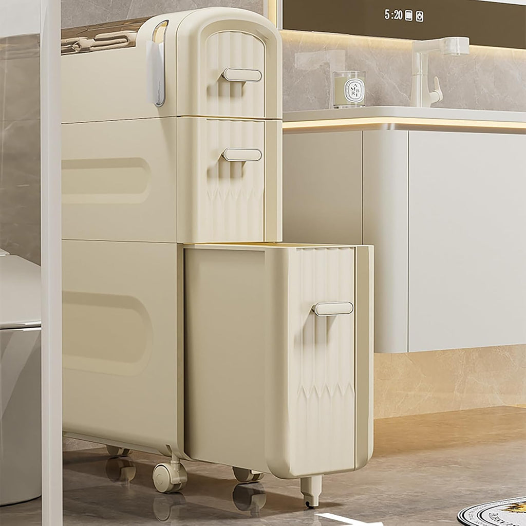 3-Tier Slim Wheeled Gap Cabinet