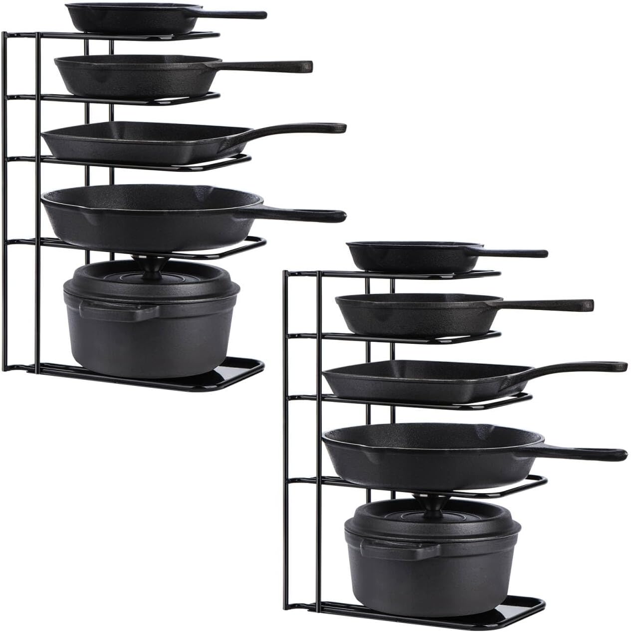 5-Tier Steel Cookware Organizer