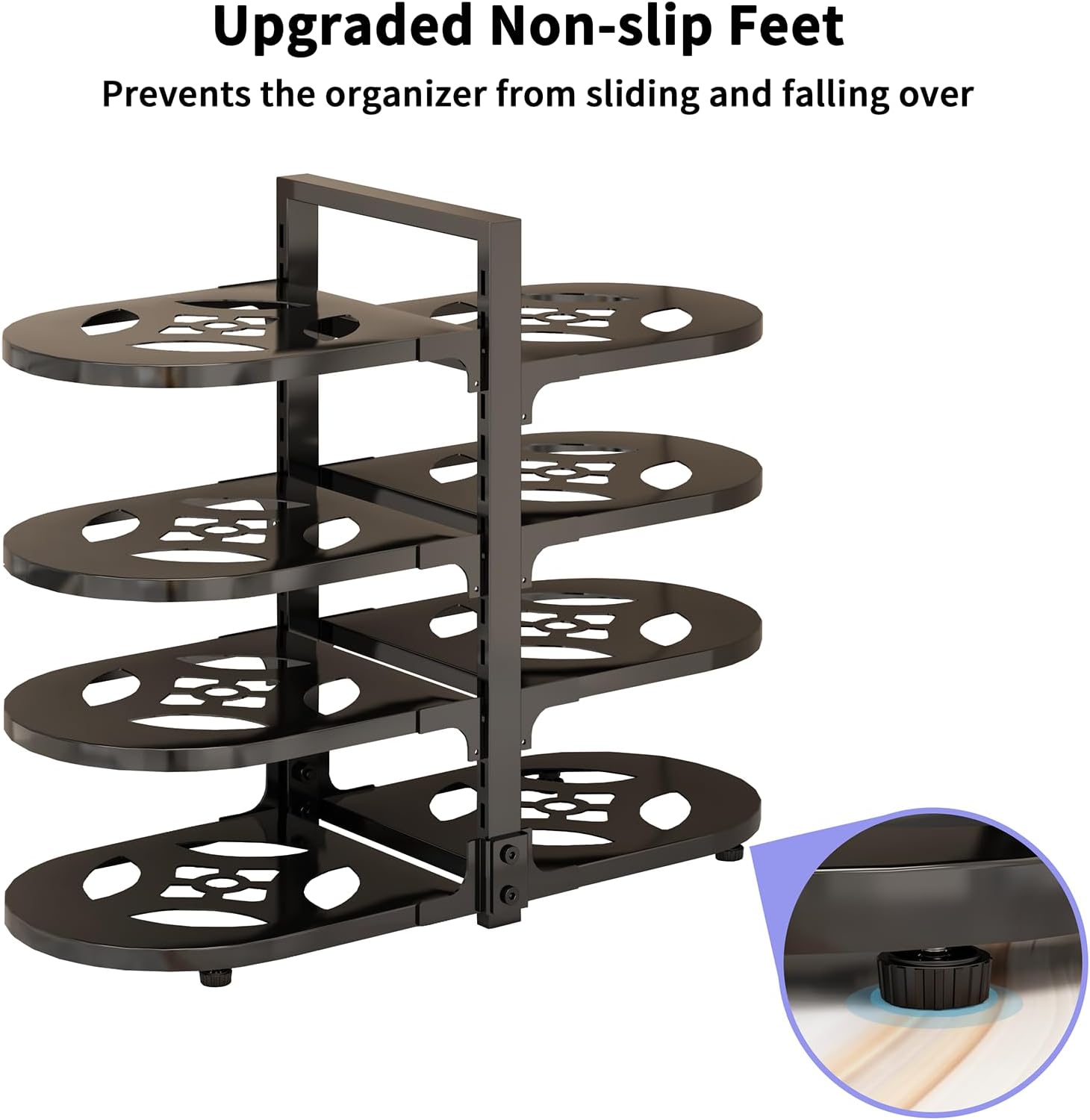 8-Tier Adjustable Cookware Organizer