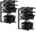 2Pack 4-Tier Cookware Storage Rack