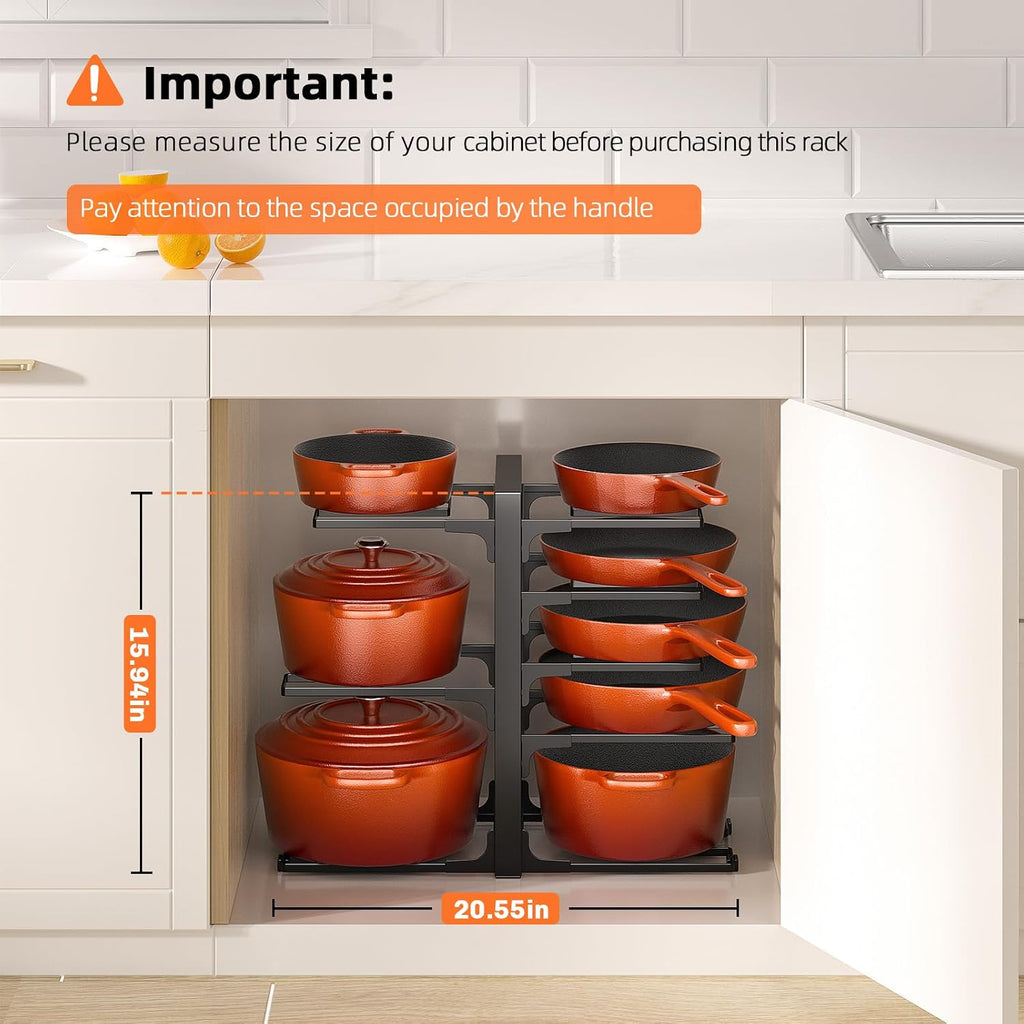 8-Tier Heavy Duty Cookware Rack