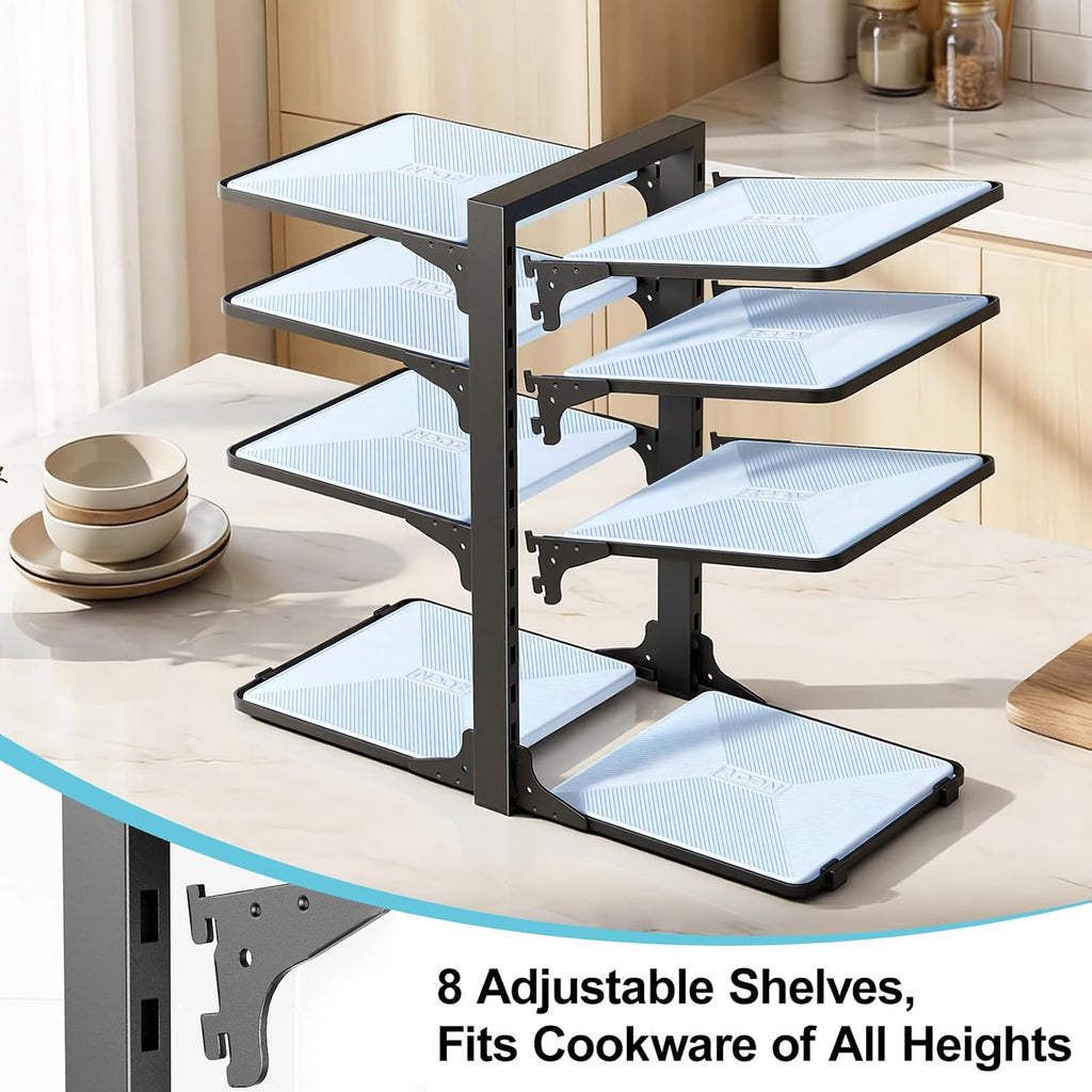 Adjustable Kitchen Pot Pan Organizer