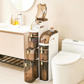 4-Tier Slim Movable Storage Cabinet