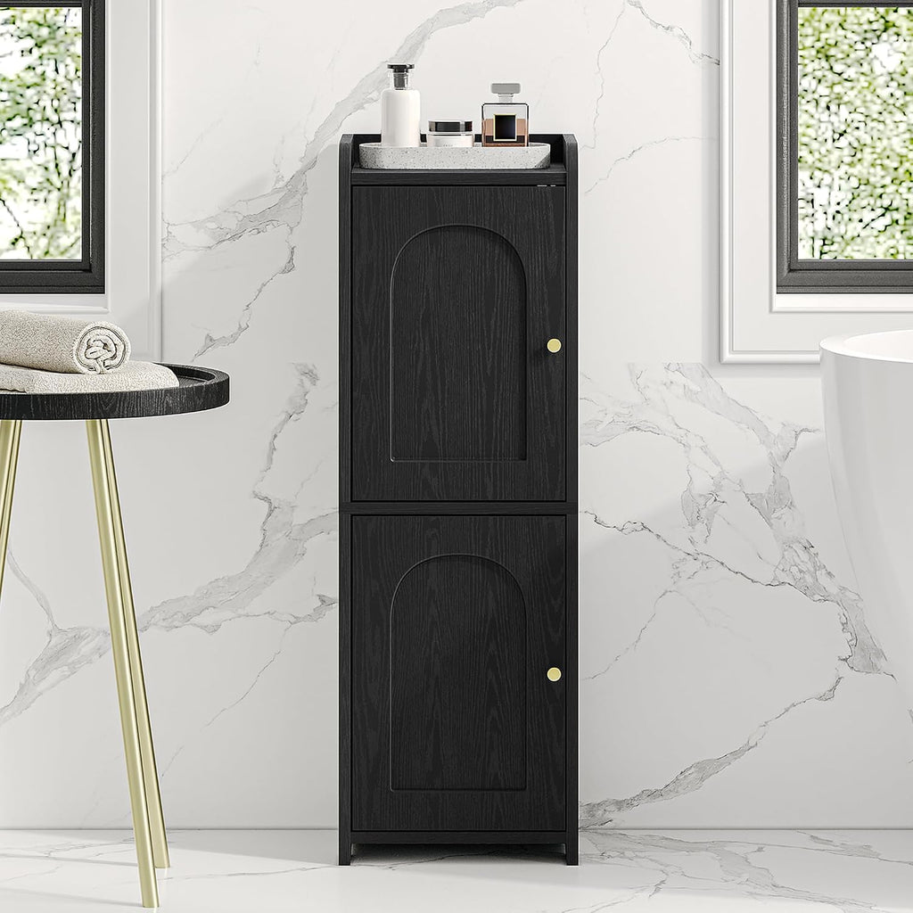 Corner Rattan Floor Storage Cabinet