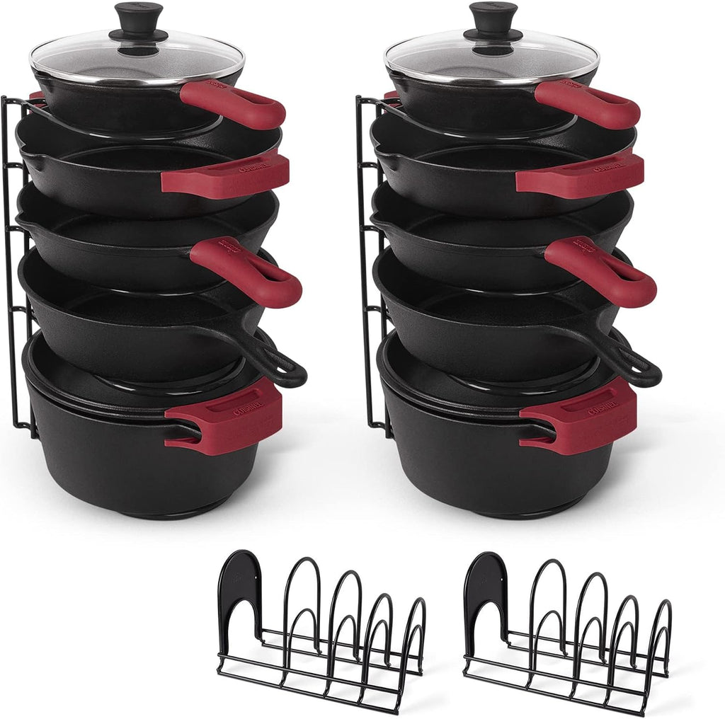 5-Tier Cast Iron Pan Storage Rack
