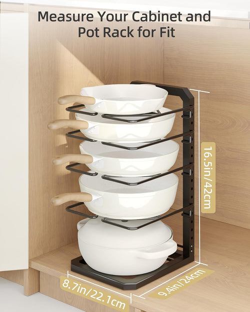 5-Tier Heavy Kitchen Cookware Rack