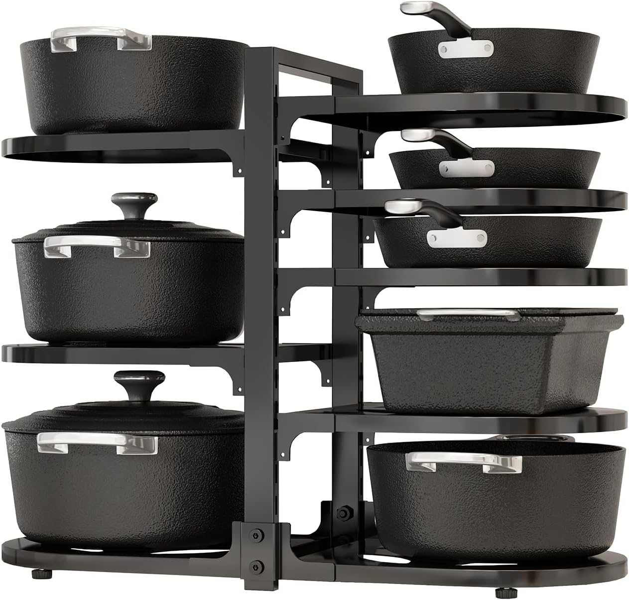8-Tier Adjustable Cookware Organizer