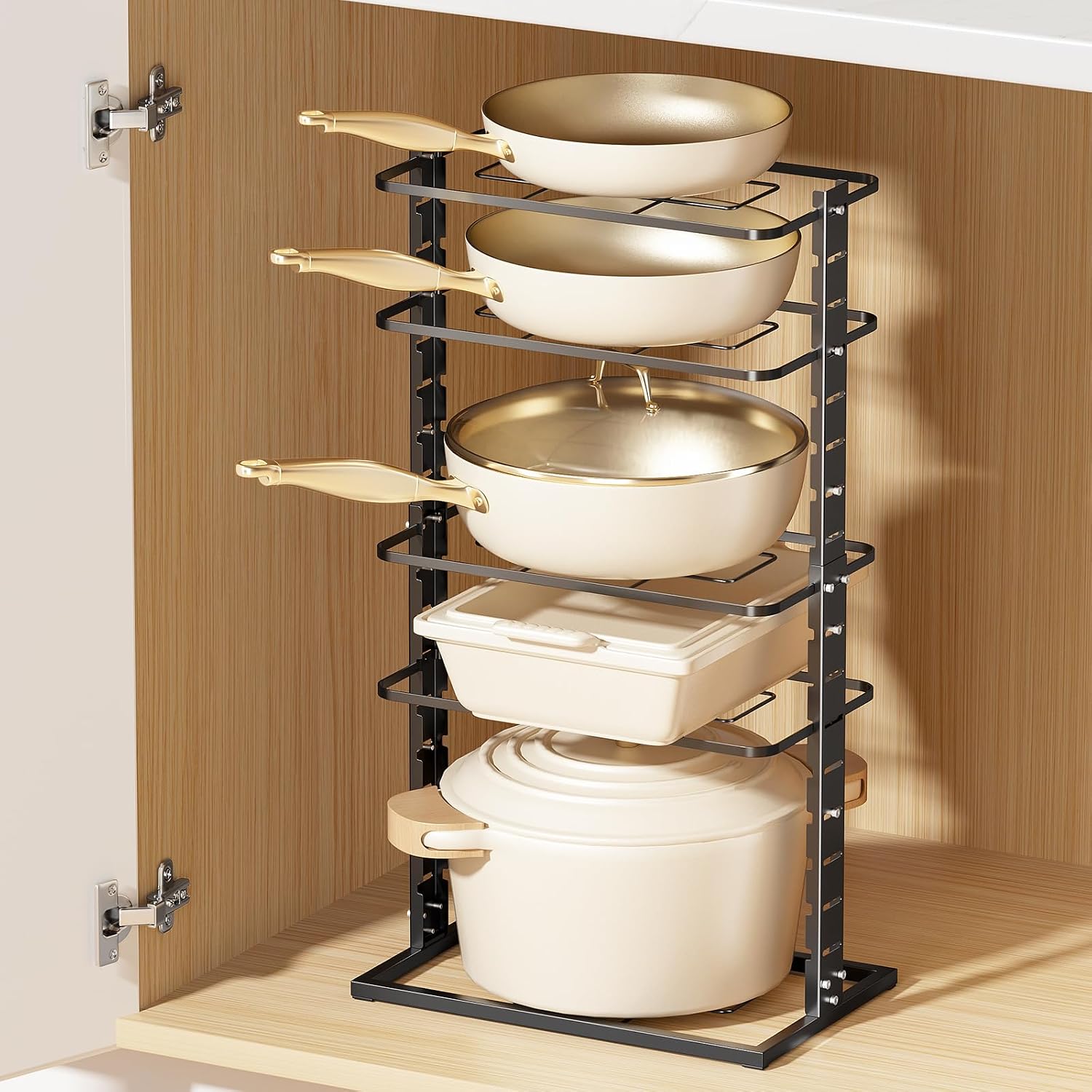 5-Tier Metal Cookware Storage Rack