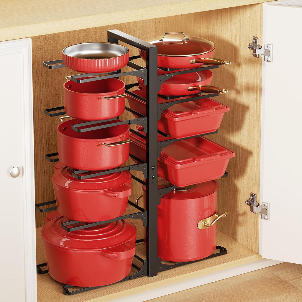 10-Tier Heavy Cookware Storage Rack